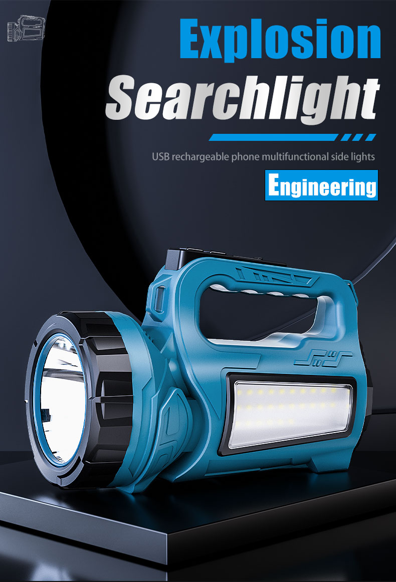 Wholesale High-power LED Handheld Spotlights Hunting