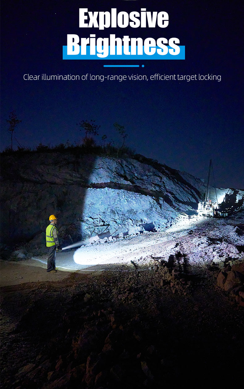 Wholesale High-power LED Handheld Spotlights Hunting