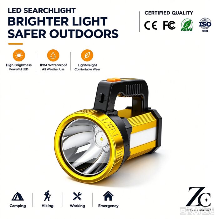 Strong Light Emergency Light Rechargeable 1200mAh Flood Mode
